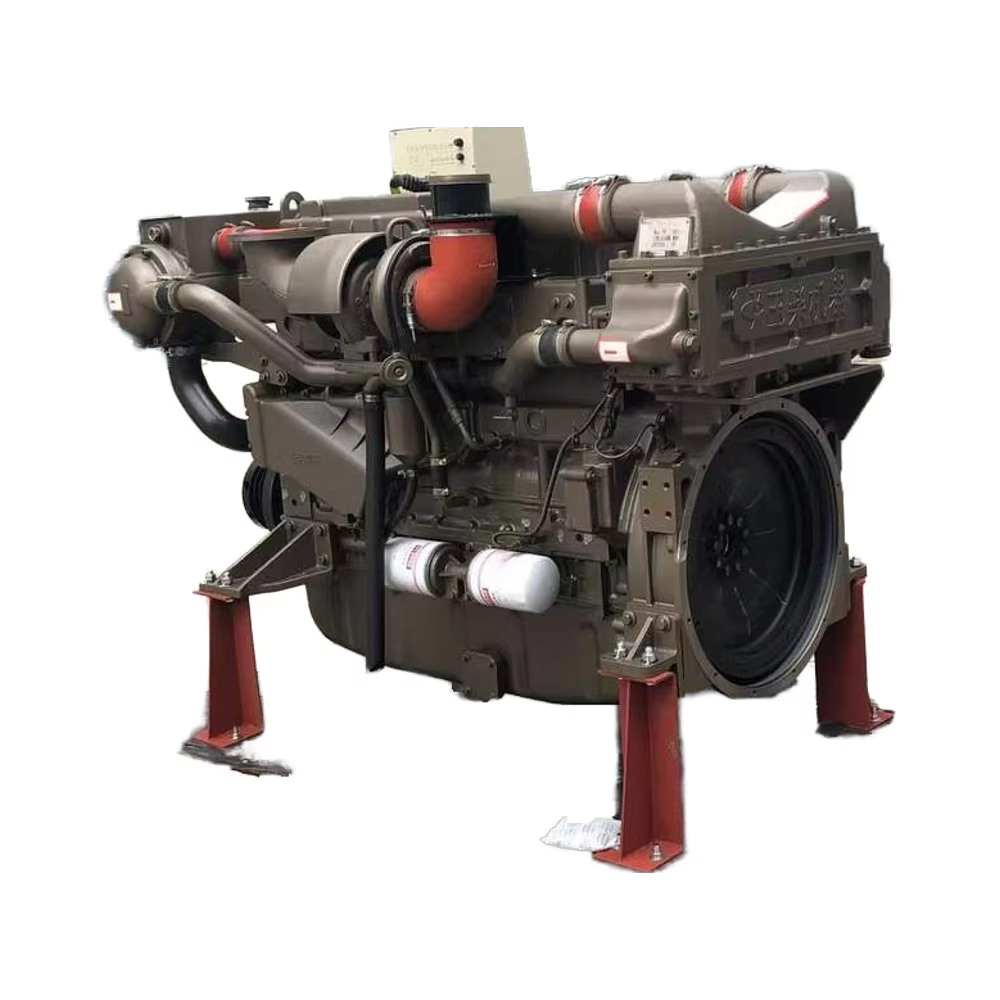 Brand New Yuchai YC6MK410L-C20 Water-Cooled Diesel Marine Engine with Advance 300 Gearbox Electric Start